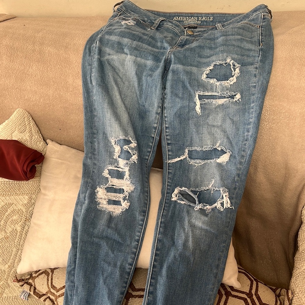 American eagle skinny jeans size 10